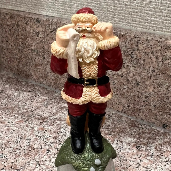 Santa’s List Glass Bell with Ornament Clapper. - Picture 2 of 10